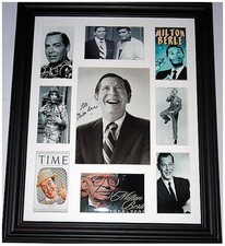 Milton Berle Signed Autographed Framed Photo Display
