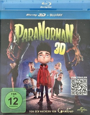 Blu-ray 3D + Blu-ray PARANORMAN 3D, 2012, 92 Min mit Extras