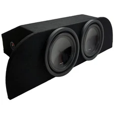 Fits 03-08 Nissan 350Z Coupe Strut Alpine SWT-10S4 Dual 10" Custom Sub Box New