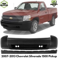 Front Bumper Face Bar Paintable Kit For 2007-2013 Chevrolet Silverado 1500