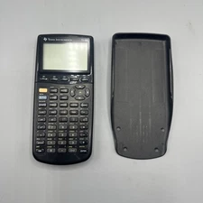 TI-86 Texas Instruments Graphing Calculator With Cover - Tested Working -B4A