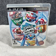 Hasbro Family Game Night 3 (Sony PlayStation 3, PS3, 2010) No Manual