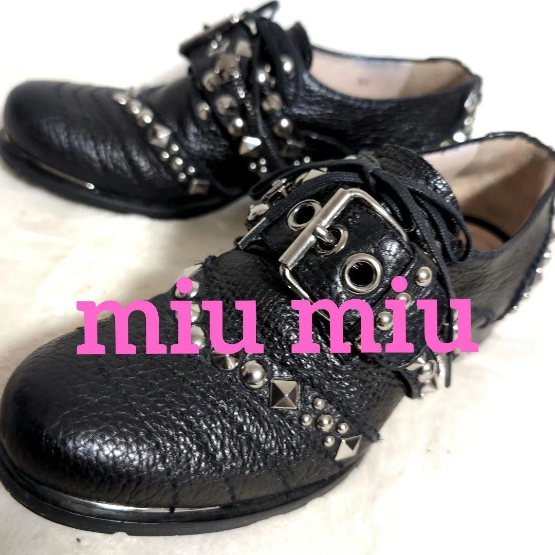 Miu Miu Women's Studded Black for sale | eBay