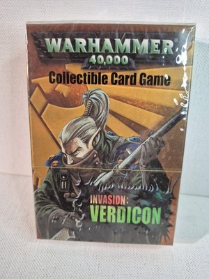 Warhammer 40K CCG Invasion Verdicon Eldar Starter Kit Dek MINT FACTORY SEALED
