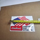VINTAGE EDELBROCK UNITED WE STAND STICKER EQUIPMENT RACING AUTOMOTIVE PERFORMANC — photo 10