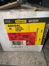 Stanley Bostitch S8DGAL Plain Shank Nails 2-1/2" .120 Shank 1800 Nails Galvanize