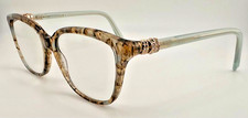 Swarovski Eyeglasses Frames Only SK5242-3 084 Brown Web / Green / Gold 52-15-135