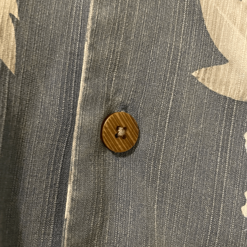 Camicia da campeggio Tommy Bahama da uomo in seta M blu hawaiana floreale con bottoni yacht vacay - Foto 3 di 6