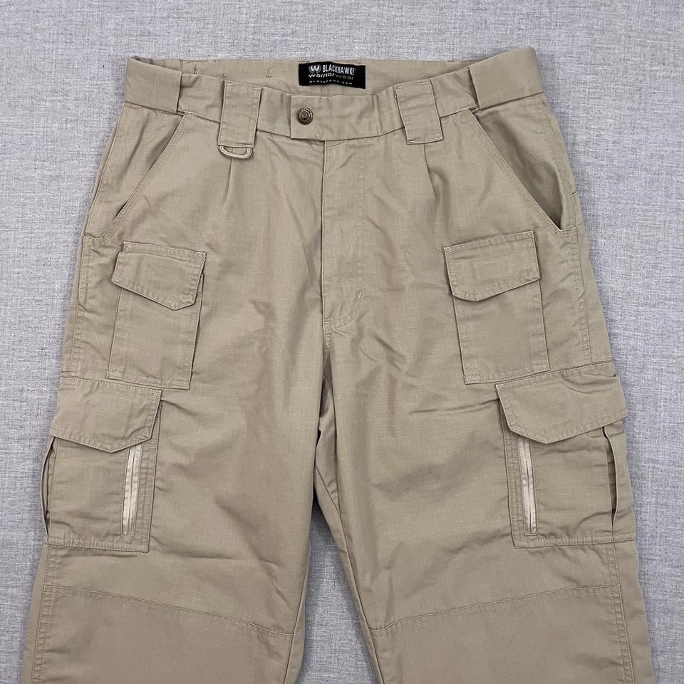 Pantalones cargo Blackhawk Warrior Wear para hombre 36x30 marrón táctico policía militar Foto 2 de 4