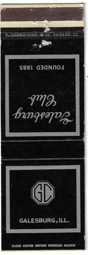 Portada de colección Matchbook Galesburg Club ILL. . - Imagen 2 de 3