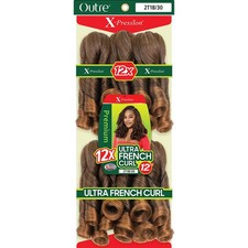 Outre X-Pression Premium Crochet Braid - ULTRA FRENCH CURL 12" 12X