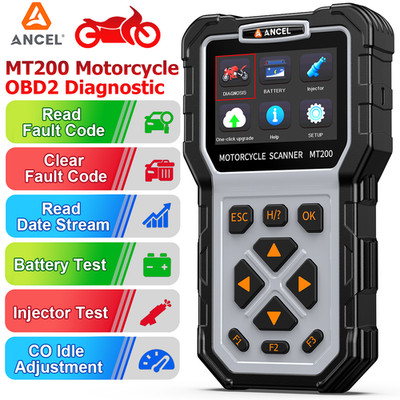 MotorradScanner VollsystemDiagnosegerät Batterie-&-Einspritzer-Tester für Honda