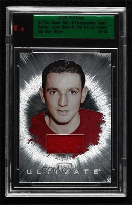 2008 ITG Ultimate Memorabilia 8th Edition Silver 2/4 Sid Abel HOF 4f5