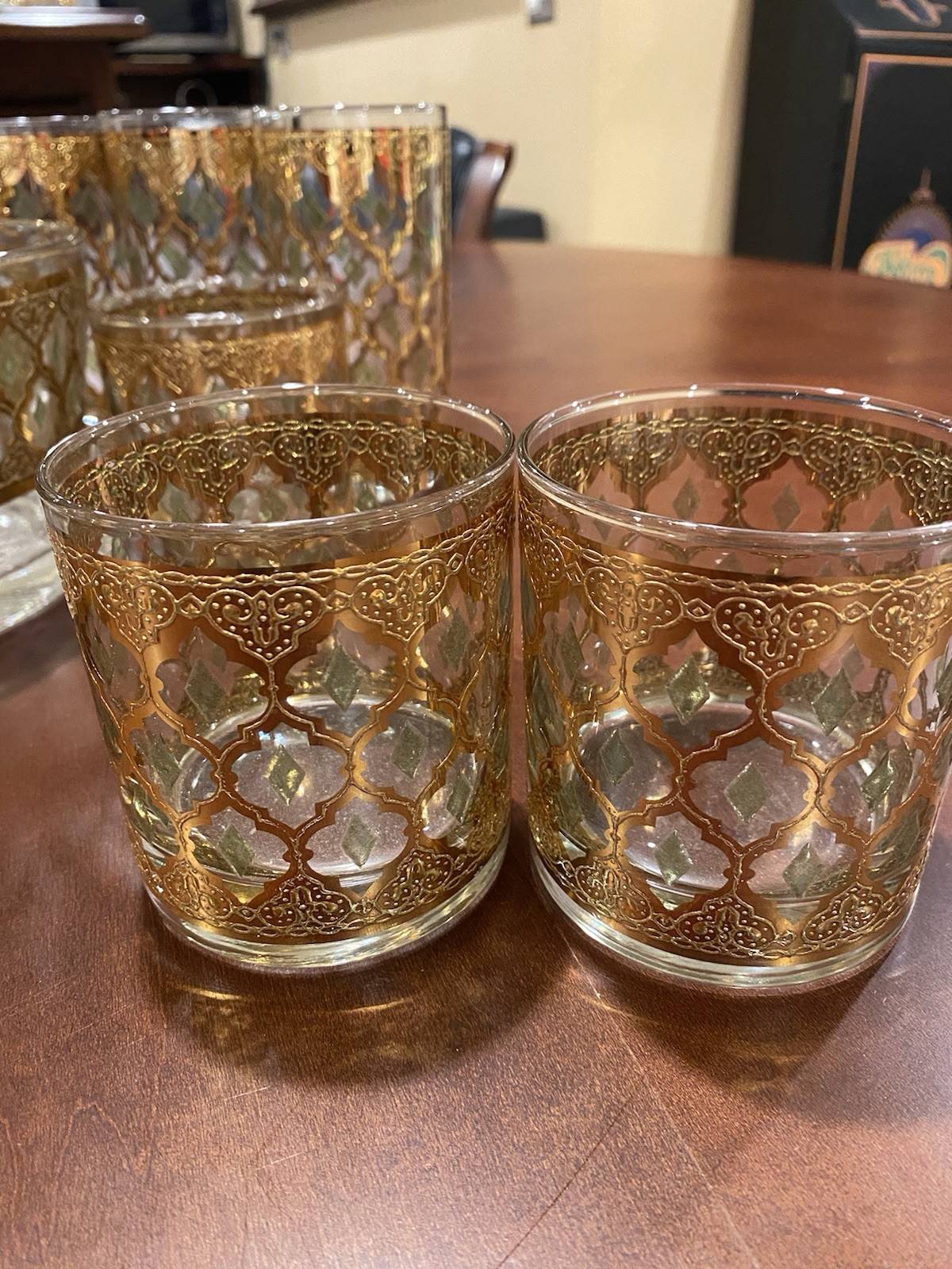 Ultimate 16 Pc Culver  22K Gold Valencia Set-Highball, Lowball, Ice Bucket +more