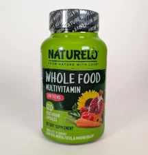 Naturelo Whole Food Multivitamin for Teens- 120 Capsules - EXP 11/2025