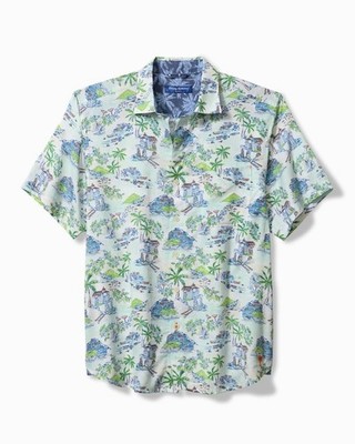 Tommy Bahama Big & Tall Tortola Paradise Isle Cotton-Blend Shirt  1 XLB