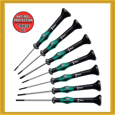Wera Micro Slotted/Phillips Micro Precision Screwdriver 7-piece Set (NEW)