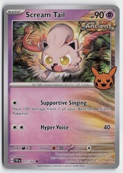 Scream Tail 077/162 Trick or Trade 2024 Uncommon