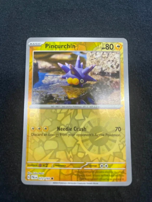 Pincurchin - 072/193 - Reverse Holo - NM-Mint Pokémon TCG