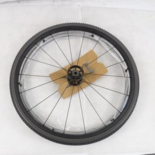 PR1MO Wheel Chair Wheel Assy 24 X 1-3/8" Solid Orion Tires w/18 Straight Spoke