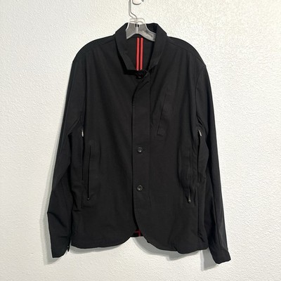 Lululemon Non Stop Blazer Men's Large Black Zip Jacket Sport Coat Commuter