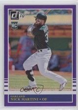 2019 Panini Donruss Retro 1985 Holo Purple Nick Martini #249 9ji