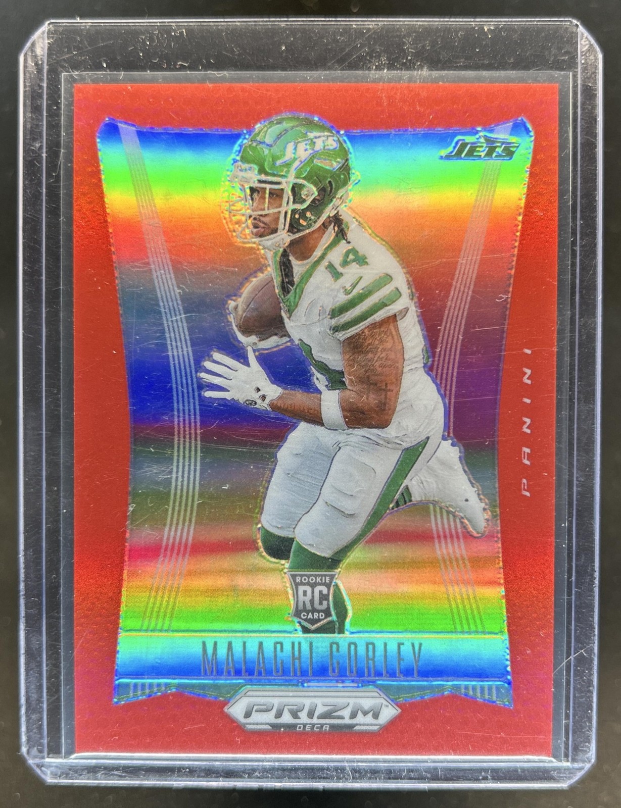 Malachi Corley Panini Prizm Deca #237 Red