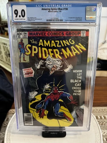 1979 MARVEL Comics AMAZING SPIDER-MAN #194 - 1st appearance BLACK CAT - CGC 9.0