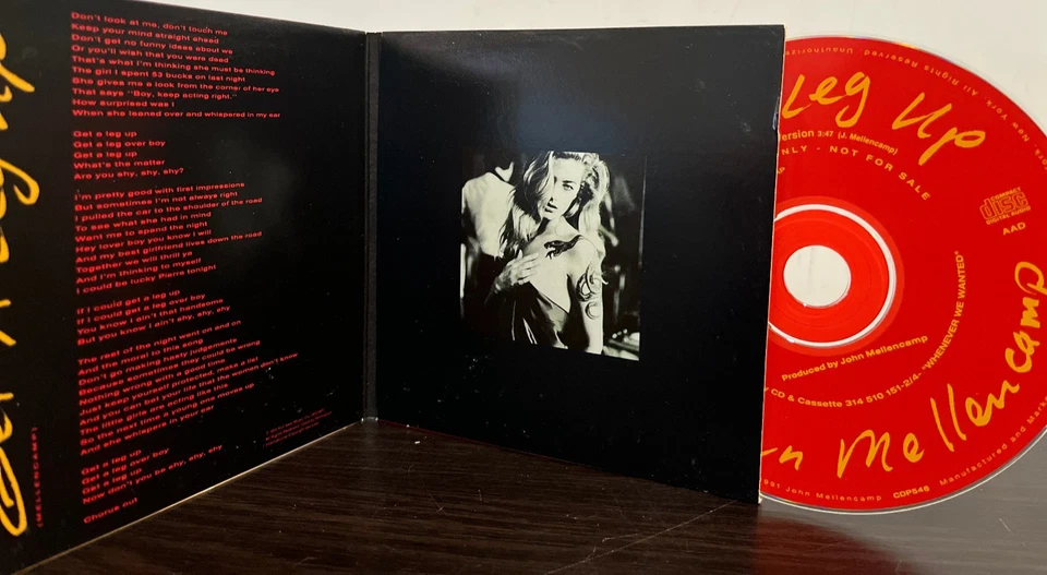 JOHN MELLENCAMP - Get A Leg Up (AAD) - Compact Disc CD - EX Foto 3 de 3