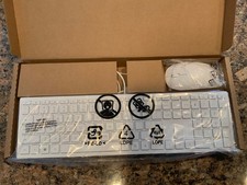 HP 310 US Keyboard and Mouse USB Combo R-41166219, white, never used