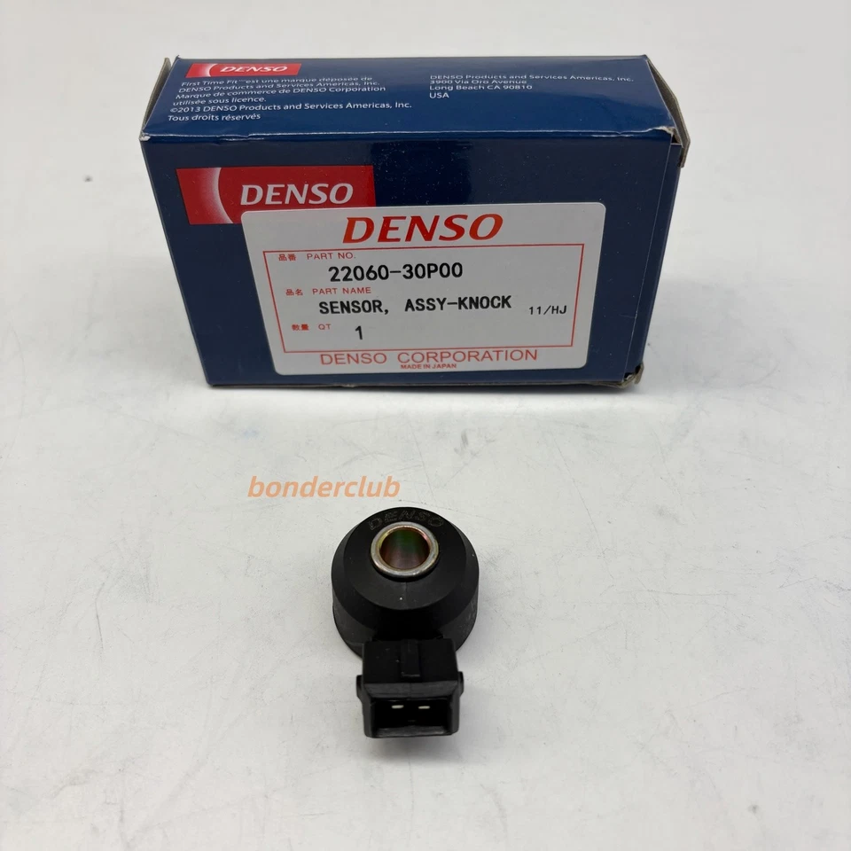 DENSO Knock Sensor 22060-30P00 For Nissan Maxima 300SX Altima 200SX Frontier - Изображение 3 из 4