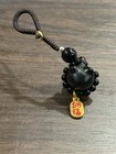 Crystal Carving. Silver Obsidian Cat Kitty Kitten Good Luck.  — photo 1