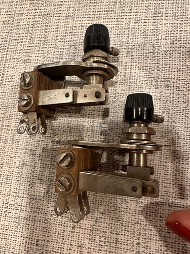 1920’s Yaxley Chicago Radio Toggle Switch On/Off Set Of 2