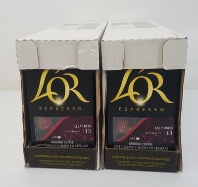 Lor Espresso Ground Coffee Capsules 100 each Pack Nespresso Machines Compatible