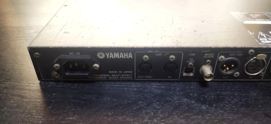 YAMAHA プロフェッショナルマルチエフェクトプロセッサー SPX2000 ヤマハ | SPX2000 - プロセッサー - 概要
