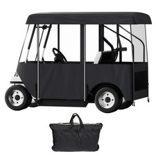 Golf Cart Enclosure for 2 2 Passenger Carts, Polyester PVC Cover