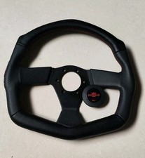 Original Personal Steering Wheels Crown Black Perforated Leather 360mm Nos