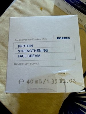 KORRES MEDITERRANEAN DONKEY MILK PROTEIN STRENGTHENING FACE CREAM 1.35 Oz 40mL