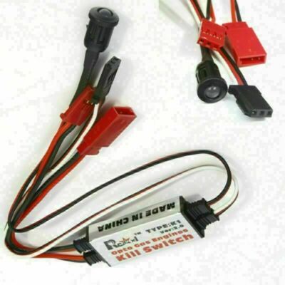 2PC Rcexl Opto Gas Motor Kill Schalter Mit Futaba Stecker DLA DLE DA Zündung Aus