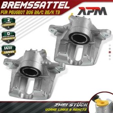 2x Bremssattel Bremszangen vorne L+R für Peugeot 206 2A/C 2E/K T3E 1.1L 1.4L