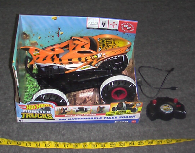  Hot Wheels Rc Monster Trucks Unstoppable Tiger Shark