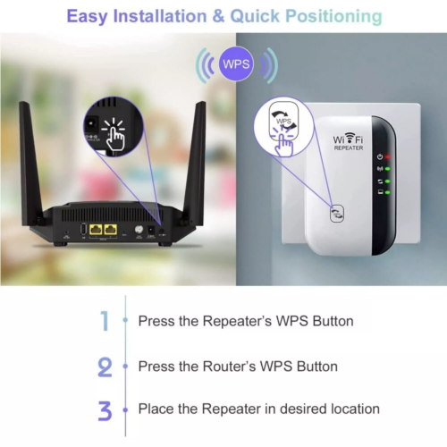 300/1200M WLAN Repeater Router Range Wifi Signal Verstärker Access Point Booster - Bild 14 von 19