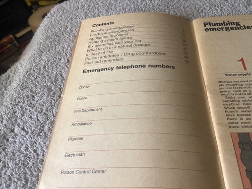 Vtg Readers Digest 1973 Women’s Guide To Household Emergencies Paperback Book - Picture 3 of 9