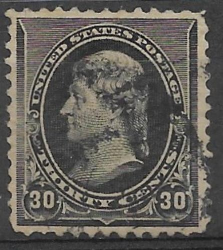 U.S.A. 1890 Thomas Jefferson 30c black VF/XF #228 - Foto 1 di 1