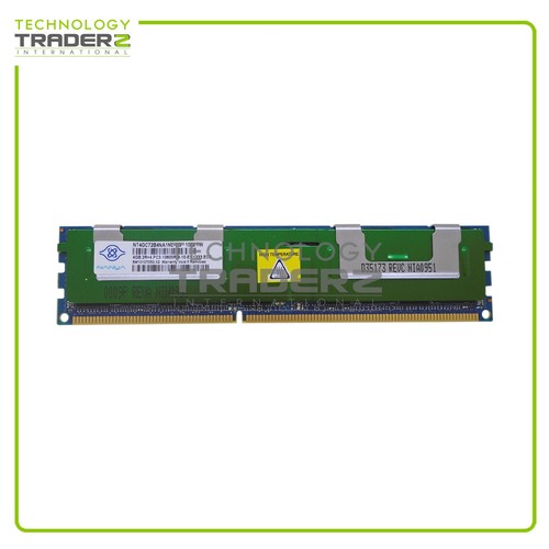 LOT OF 4 NT4GC72B4NA1NL-CG Nanya 4GB PC3-10600R DDR3-1333MHz ECC 2Rx4 Memory