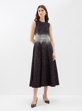 Valentino Crystal-embellished Wool-blend Crepe Midi Dress - BNWT- RRP$13,900USD