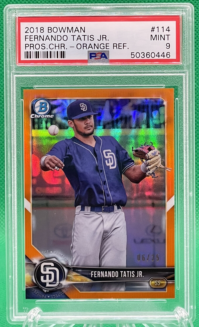 その他 2018 Bowman Fernando Tatis Jr. orange 25 2018 Bowman Chrome Fernando Tatis Jr RC Rookie ORANGE