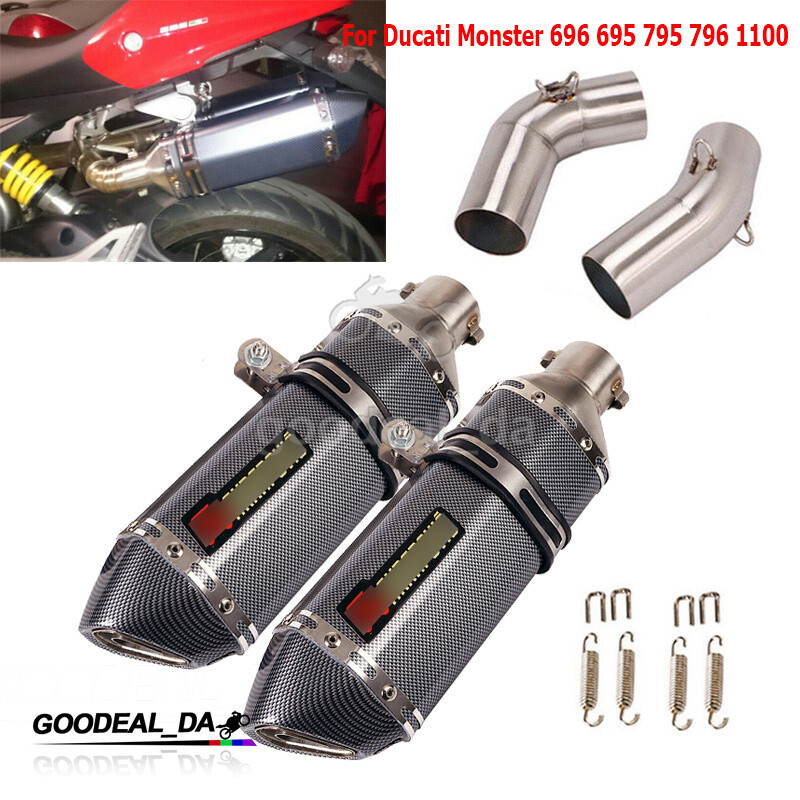 モトコルセ　チタニウムスリップオンサイレンサー DUCATI M796 外し モトコルセ チタニウムスリップオンサイレンサー DUCATI M796 外し