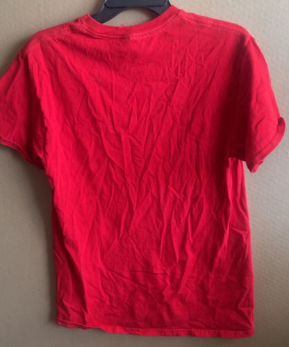 YOUTH DELTA PRO WEIGHT MEDIUM RED TSHIRT "DON'T BE A WIENER" SHORT SLEEVE - Picture 4 of 4