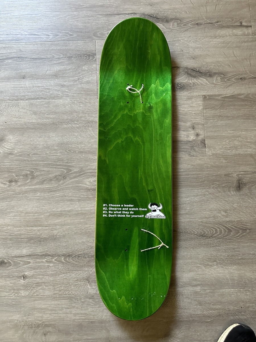 Toy Machine Skateboard Ed Templeton Signed / Painted Deck